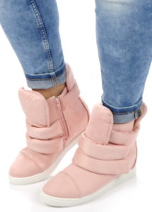 sneakersy damskie różowe